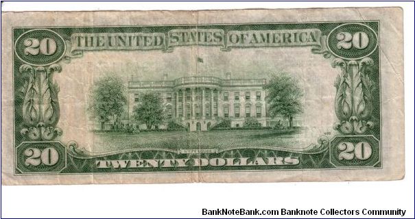 Banknote from USA year 1934