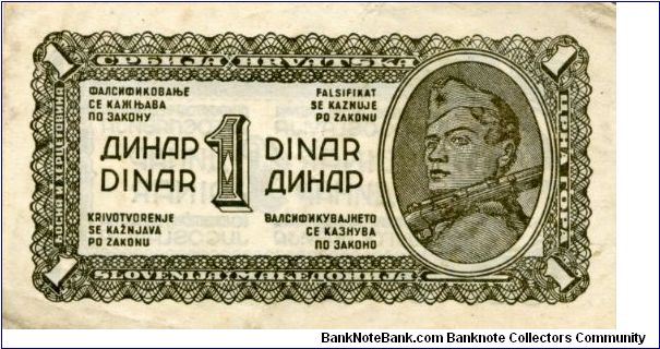 1d  soldier
Partisan Issue Banknote