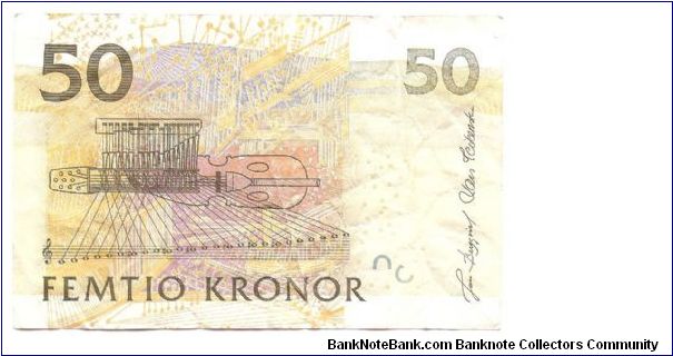 Banknote from Sweden year 2003