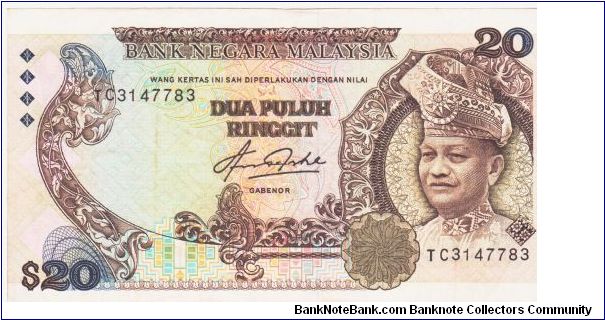 RM20 Printer Bradbury wilkilson&co.

signed-by Tan Sri Dato aziz Taha Banknote