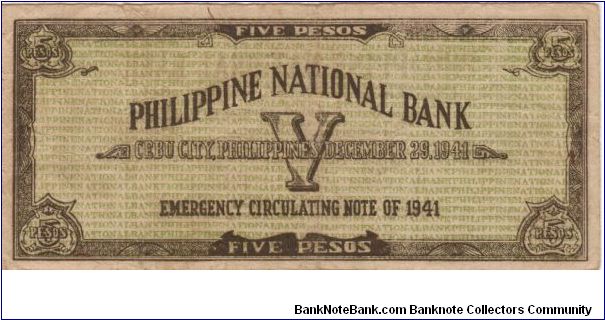 Banknote from Philippines year 1941