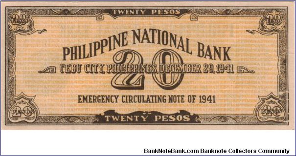 Banknote from Philippines year 1941