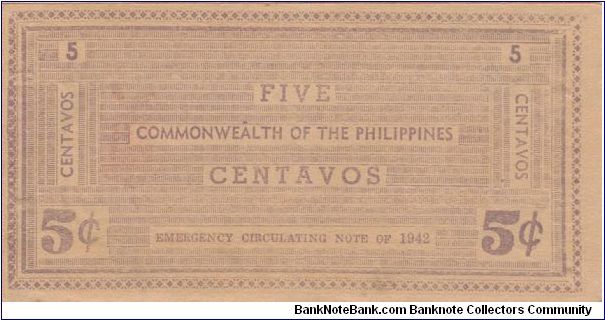 Banknote from Philippines year 1942