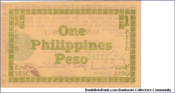 Banknote from Philippines year 1943