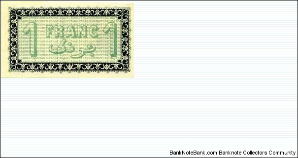 Banknote from Algeria year 1914