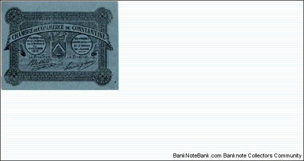 Banknote from Algeria year 1915