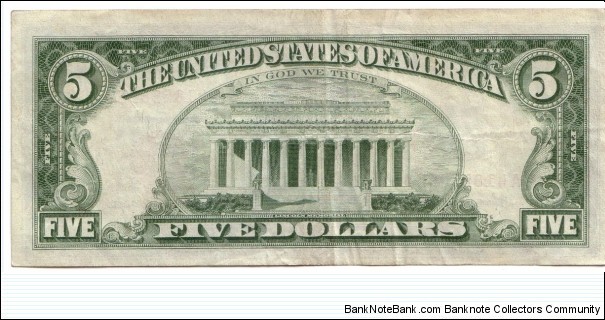 Banknote from USA year 1963