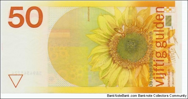 50 Gulden 'Sunflower' Banknote