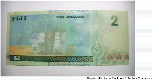 Banknote from Fiji year 2002