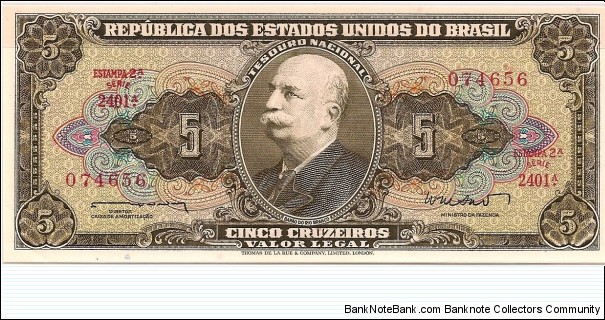 5 Cruzeiros Banknote
