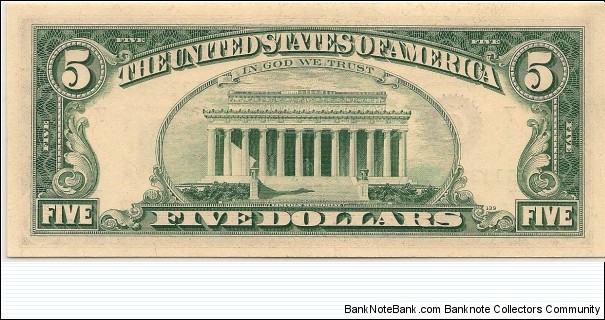 Banknote from USA year 1969