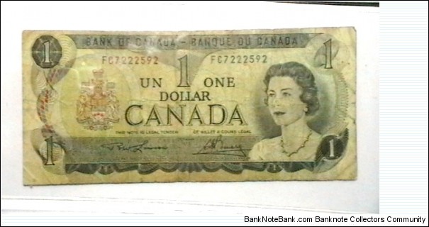 Canada 1973 1 Dollar  Banknote