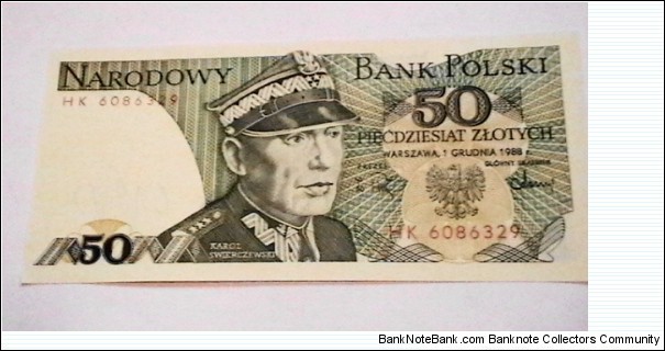Poland 1988 Zlotych KP# 142  Banknote