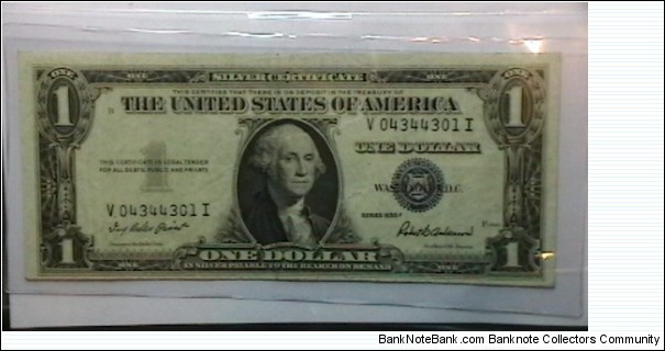 U.S. Small FRN series 1935F 1 Dollar No Motto  Banknote