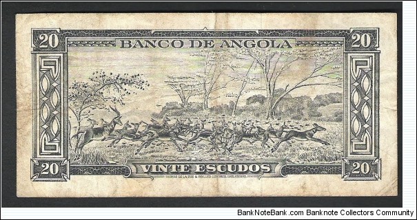 Banknote from Angola year 1962