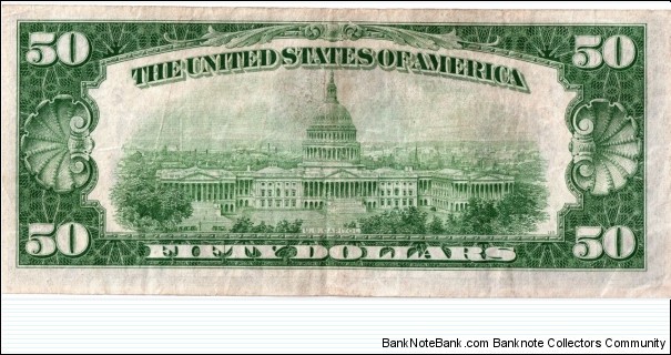 Banknote from USA year 1934