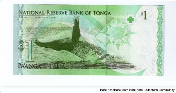 Banknote from Tonga year 2009