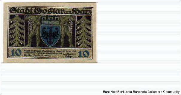 Banknote from Germany year 1920