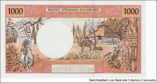 Banknote from French Polynesia year 1996