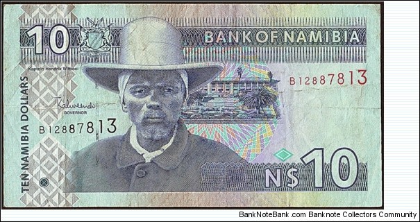 Namibia N.D. 10 Dollars. Banknote
