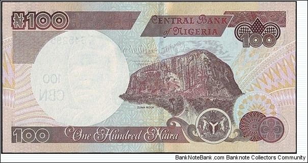 Banknote from Nigeria year 2001