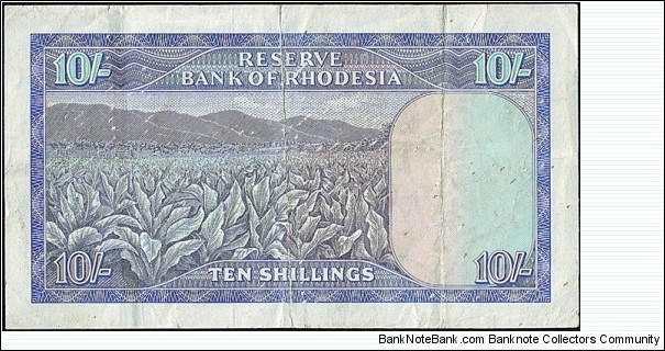 Banknote from Rhodesia year 1968