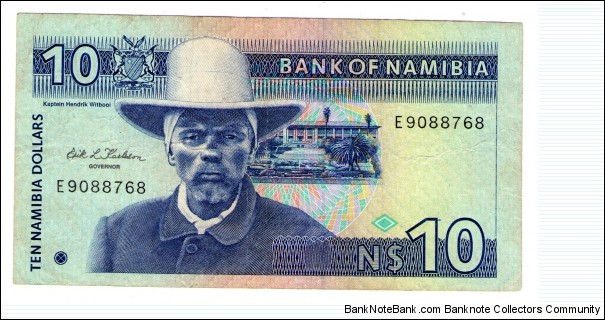 10 Namibian Dollar Banknote