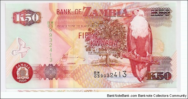ZAMBIA (50Kwatcha) Banknote