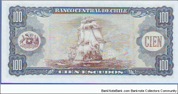 Banknote from Chile year 1975