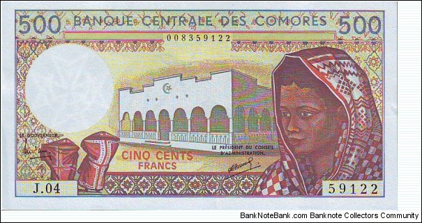  500 Francs Banknote