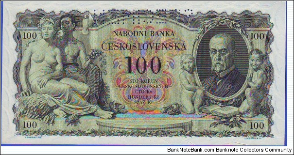 Banknote from Czech Republic year 1934