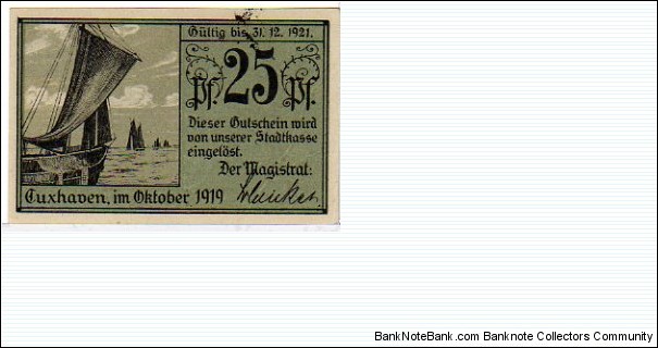 Banknote from Germany year 1921