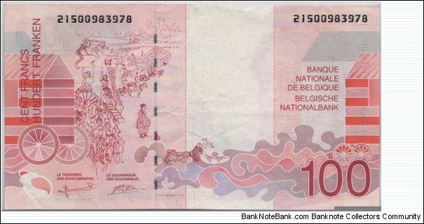 Banknote from Belgium year 1997