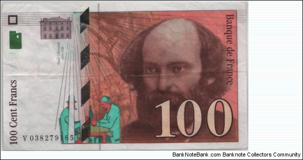 France 100 Franc 1997 Banknote