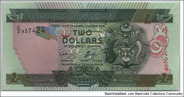 Solomon Islands $2 Banknote