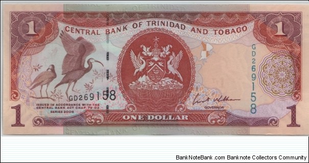 Trinidad and Tobago $1 2006 Banknote