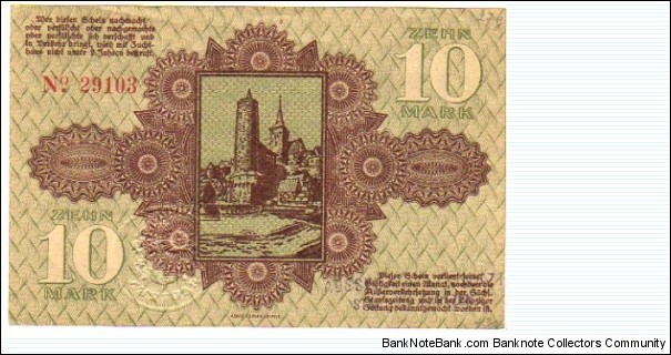 Banknote from Germany year 1918