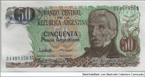 Argentina 50 Pesos Banknote