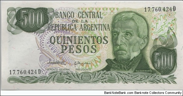 Argentina 500 Pesos Banknote