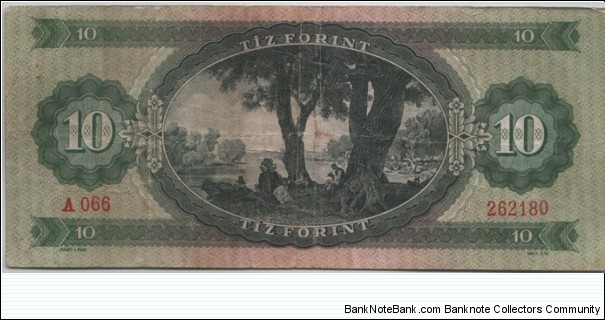 Banknote from Hungary year 1962