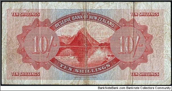 Banknote from New Zealand year 1934