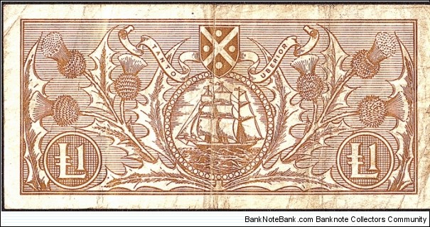 Banknote from Scotland year 1966