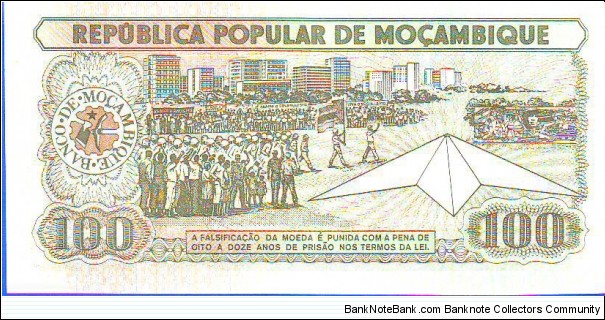Banknote from Mozambique year 1989