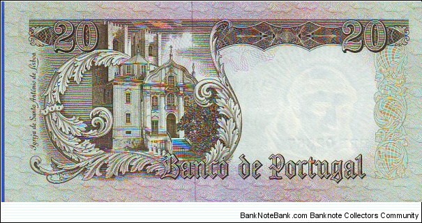 Banknote from Portugal year 1964