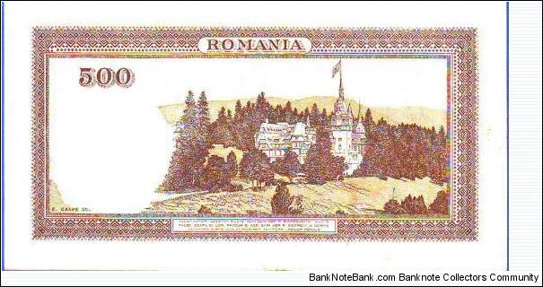 Banknote from Romania year 1940