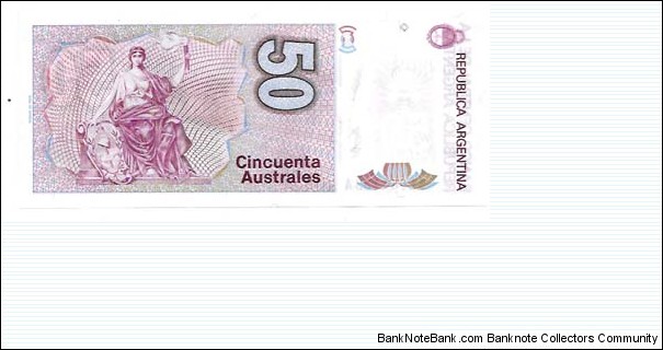 Banknote from Argentina year 1991