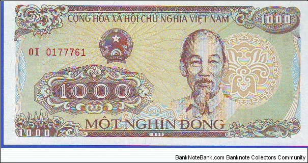  1000 Dong Banknote