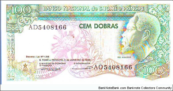  100 Dobras Banknote