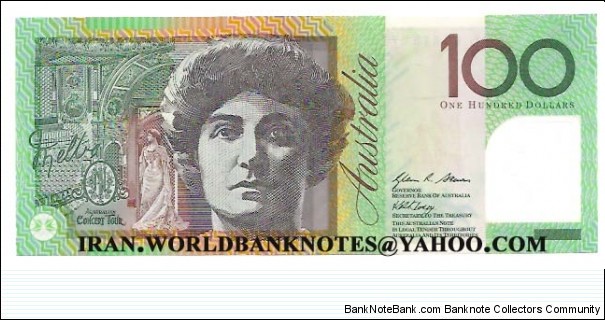 100 Dollar(Currency) (1992&later)(POLYMER) Banknote