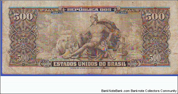 Banknote from Brazil year 1961